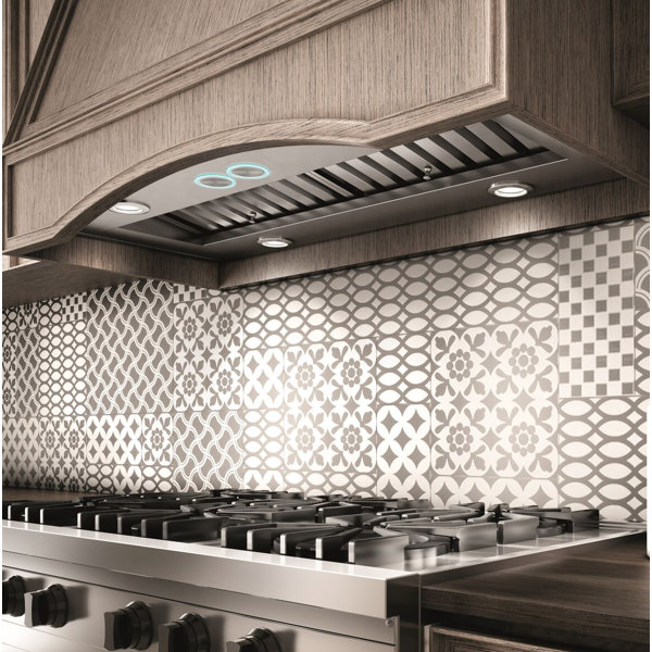 Elica 46.5" Arezzo 1200 CFM Ducted Insert Range Hood in Stainless Steel